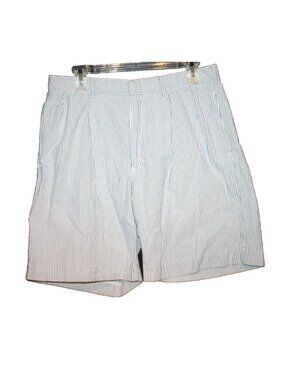 Polo Ralph Lauren Golf  8” Inseam  Seersucker Shorts Blue White Men’s Size 34